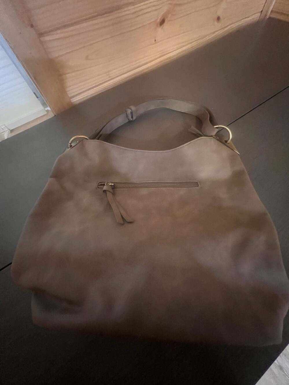 Joy Susan Suede Hobo Purse